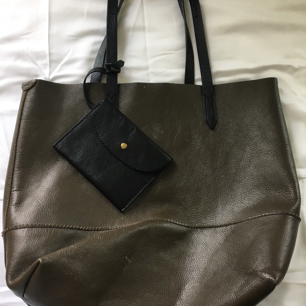 J crew olive tote
